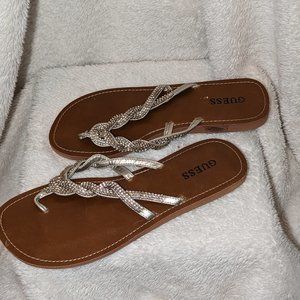 Guess Sandals with braided strap of jewels